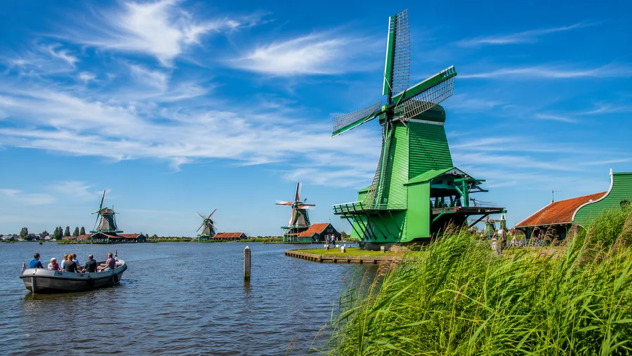 Biking & Boating at Zaanse Schans