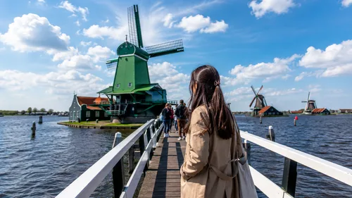 Cross the Zaan Bridge